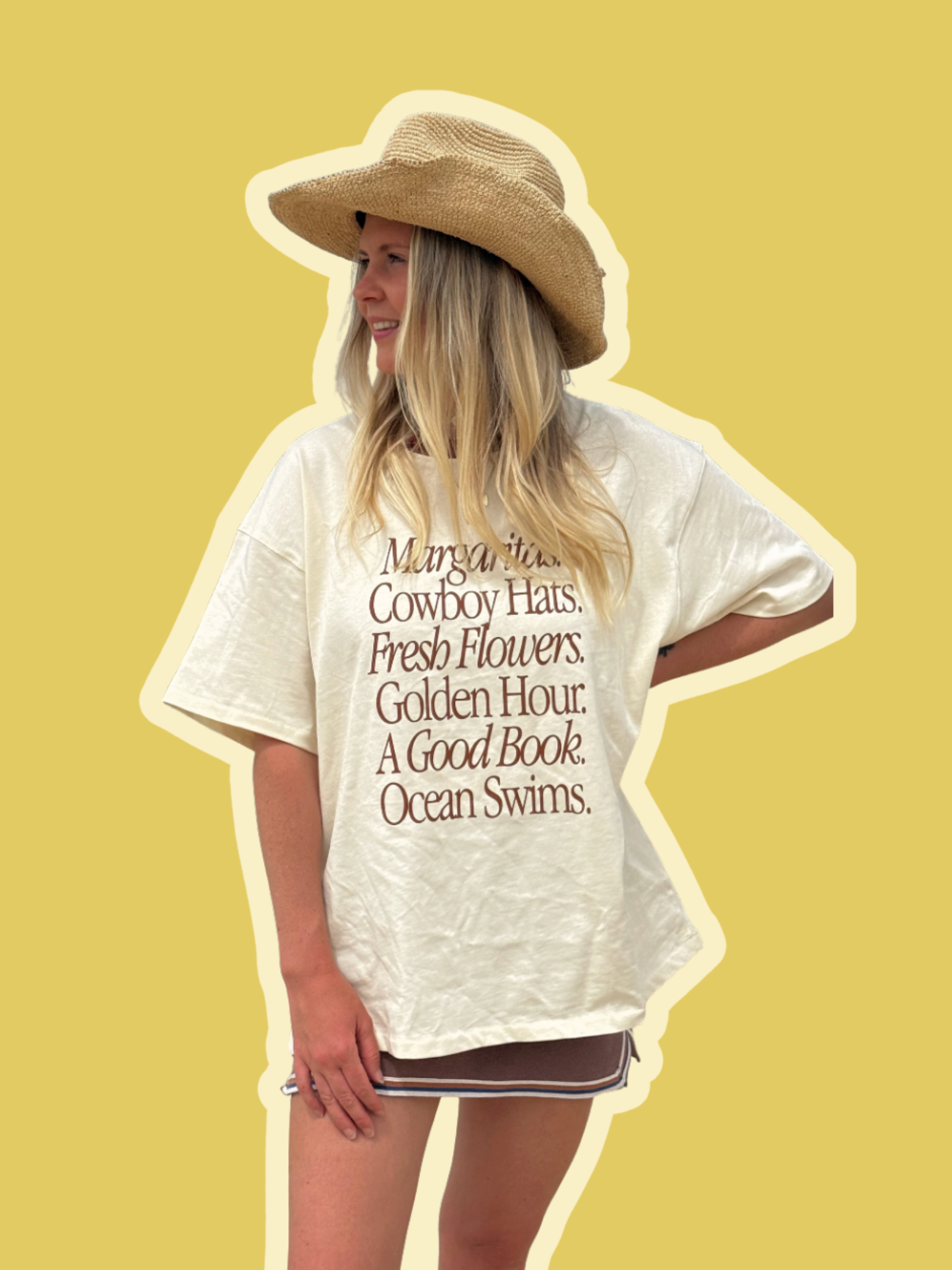 Margaritas & Cowboy Hats Tee
