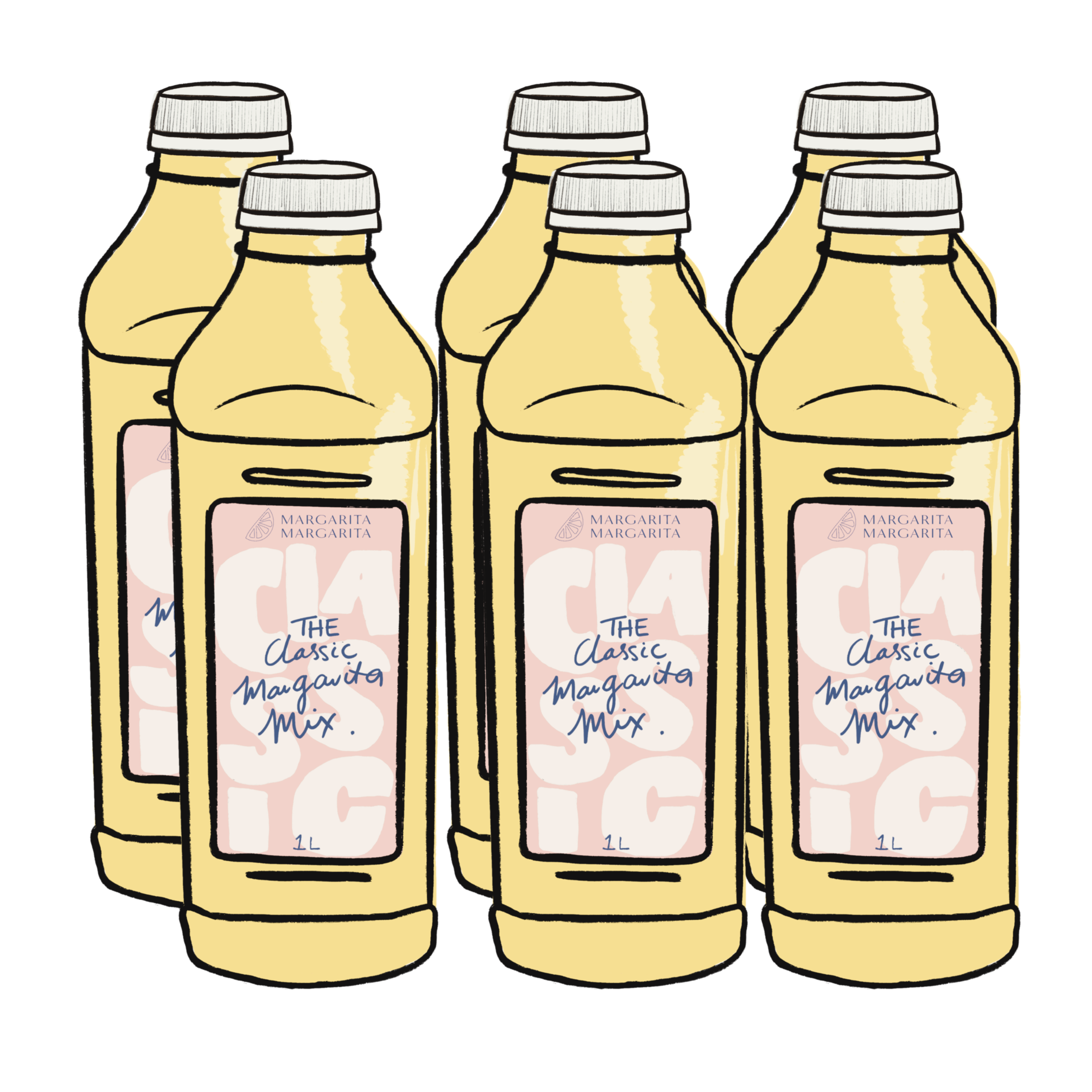 Buy 5 Get 1 Free Margarita Mix 6L