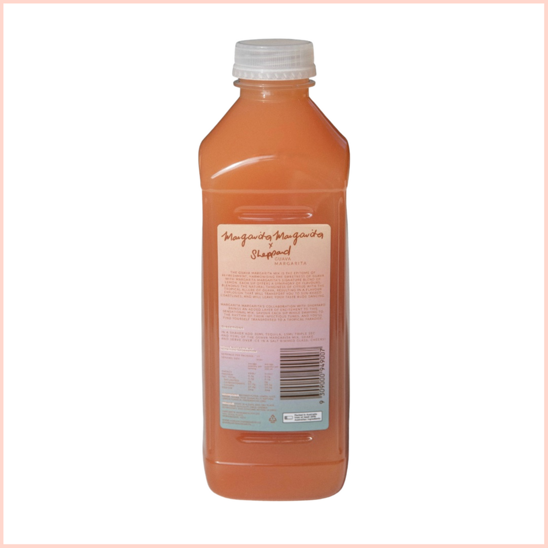 The Good Time Guava Margarita Mix 1L