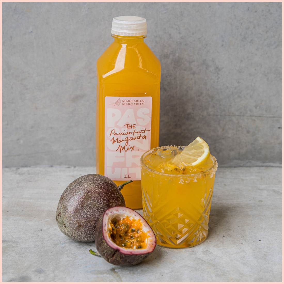 The Passionfruit Margarita Mix 1L